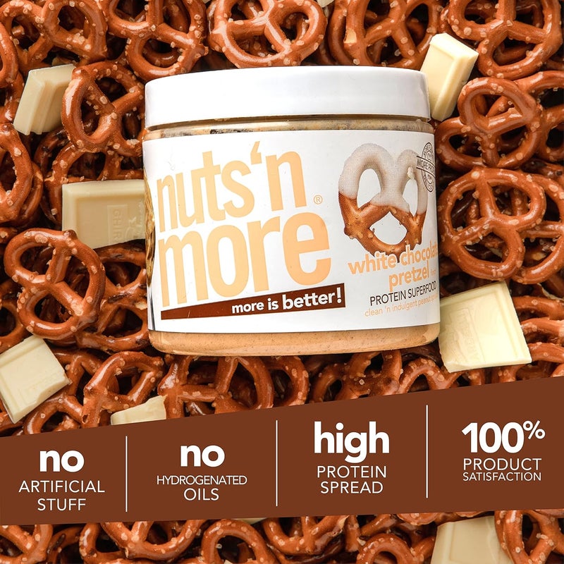 nuts'n more Nuts 'N More White Chocolate Pretzel Peanut Butter Spread - Image 5